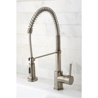 Concord Modern Satin Nickel Spiral Pulldown Kitchen Faucet