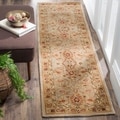 Handmade Mahal Ivory Wool Runner (2'3 x 12')