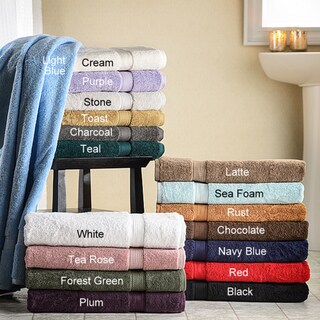 Luxurious 900 Gram Egyptian Cotton 6-piece Bath Towel Set