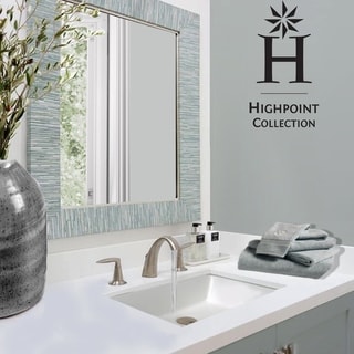 Highpoint Collection White 19x11-inch Undermount Ceramic Vanity Sink