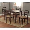 Riviera Espresso 5-piece Dining Set