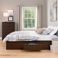 Yaletown Espresso Queen 6-drawer Platform Storage Bed