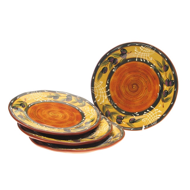 Certified International French Olives Dinner Plates (Set of 4