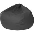 Jumbo Leather-like Vinyl Round Bean Bag Chair