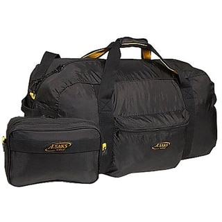 A.Saks 30-inch Lightweight Parachute Nylon Duffel Bag