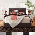 ETHAN HOME Sarajevo King-Sized Dark Brown Faux Leather Bed