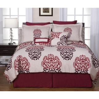 Cherry Blossom 12-piece California King-size Bed in a Bag with Sheet Set