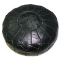 Leather Contemporary Ottoman (Morocco)