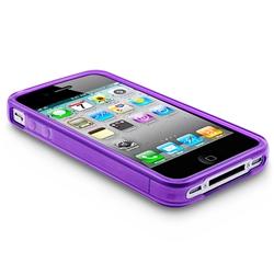 TPU Rubber Skin Case for Apple iPhone 4
