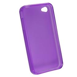 TPU Rubber Skin Case for Apple iPhone 4