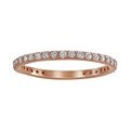 Beverly Hills Charm 14k Rose Gold 1/2ct TDW Diamond Eternity Ring