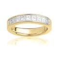 14k Yellow Gold 1ct TDW Certified Diamond Wedding Band