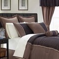 Limbo 24-piece Brown Contemporary Bed in a Bag with Sheet Set