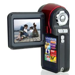 SVP HDDV2200 5MP Red Digital Camcorder with 4GB SDHC Memory Card