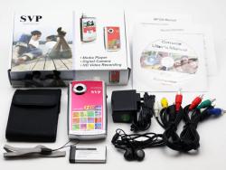 SVP MP300 Red HD Camcorder with 16GB SDHC Memory Card
