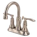 Fontaine Amor 4-Inch Brushed Nickel Centerset Bathroom Faucet