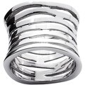 Toscana Collection Sterling Silver Multi-tiered Band