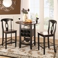 ETHAN HOME Rwanda Two-tone Napoleon 3-piece Bistro Kitchen Set