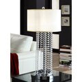 ETHAN HOME Saxton 1-light Crystal Chrome Table Lamp