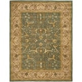 Handmade Heritage Kashen Blue/ Beige Wool Rug (8'3 x 11')