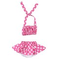 Just Girl's Pink Polka Dot Bathing/ Sun Suit