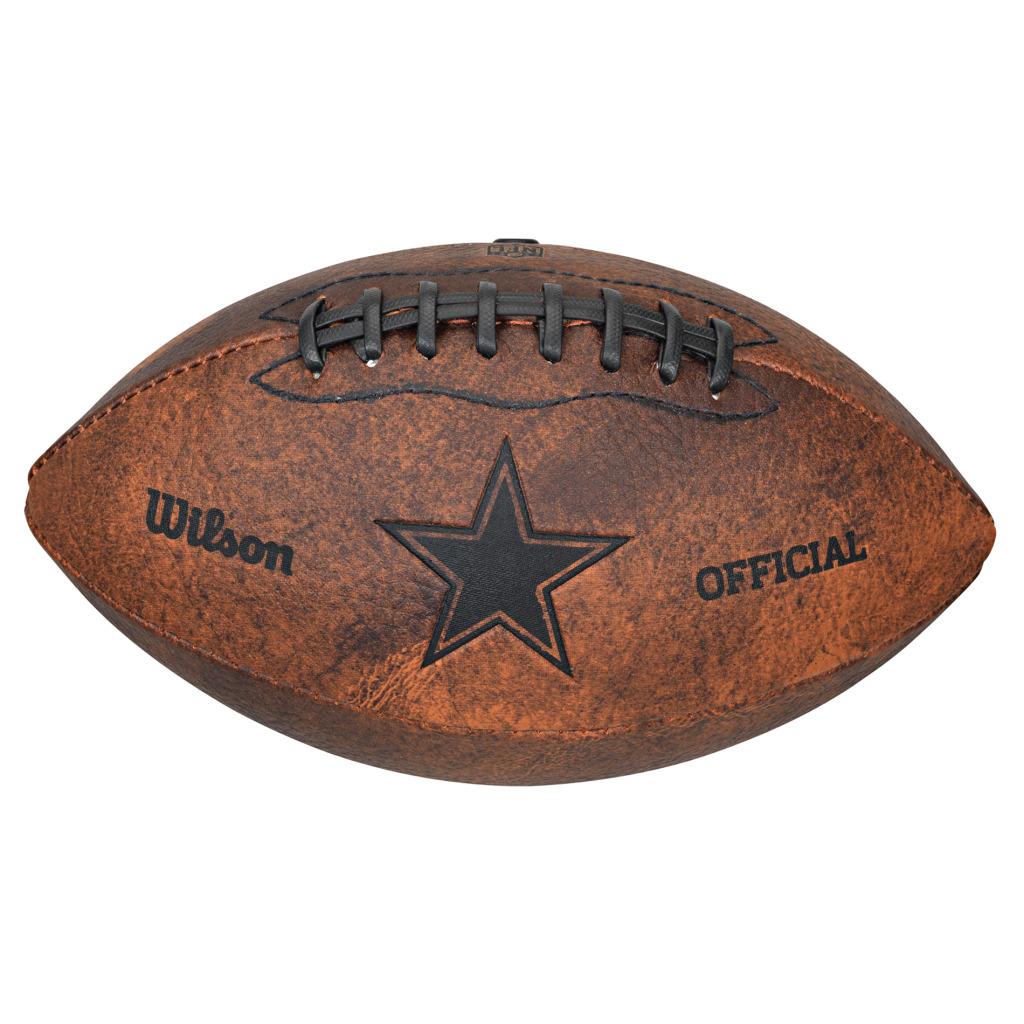 Wilson NFL Dallas Cowboys 9inch Composite Leather Football Overstock