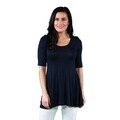 24/7 Comfort Apparel Women's 3/4-sleeve Tunic