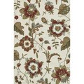 Hand-hooked Charlotte Ivory Rug (7'6 x 9'6)