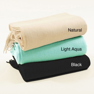 Cashmere Showroom Fringe Cashmere Throw