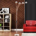 ETHAN HOME Modern Silver Chrome Arch Lamp