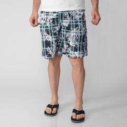 Island Joe Men's Navy Floral Print Swim Shorts
