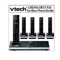 Vtech DECT 6.0 Bluetooth Cordless Phone 5-handset Kit