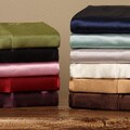 Silky Satin Queen-size 4-piece Satin Sheet Set