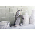 Satin Nickel Single-lever Handle Bathroom Faucet