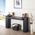 Modal Two-tone Console Table