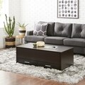Knox Dark Espresso Storage Box Coffee Table