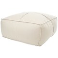 Beige Large Poof Ottoman/Chair