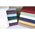Egyptian Cotton 400 Thread Count Striped Split King-size Sheet Set