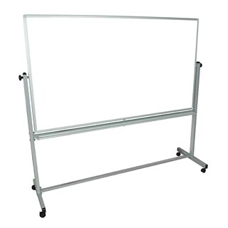 Luxor 72 in. W x 40 in. H Mobile Reversible Magnetic Whiteboard