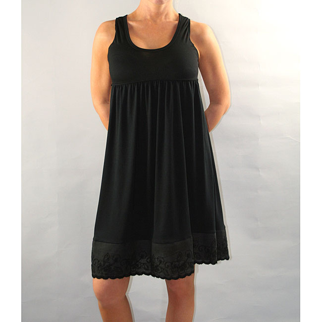 Institute Liberal Women's Black Empire Waist Dress Overstock Shopping