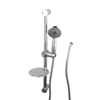 Chrome Sliding Bar with Handheld Shower