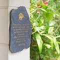 Volcanic Slate 'May the Sun Bring' Engraved Stone (Indonesia)
