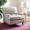 Safavieh Nottingham Taupe Nailhead Club Chair