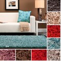 Hand-woven Raz Soft Plush Shag Rug (5' x 8')