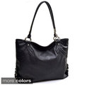 Dasein Two-tone Faux Leather Tote Bag