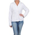La Cera Women's Stand Collar Plush Jacket