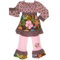AnnLoren Girl's Boutique Smocked Garden Outfit