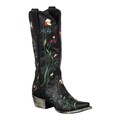 Lane Boots Women's 'Garden' Black Leather Cowboy Boots