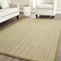 Dream Natural Fiber Green Sisal Rug (2' x 8')