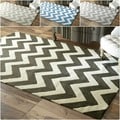 Handmade Luna Easy Care Chevron Rug (7'6 x 9'6)